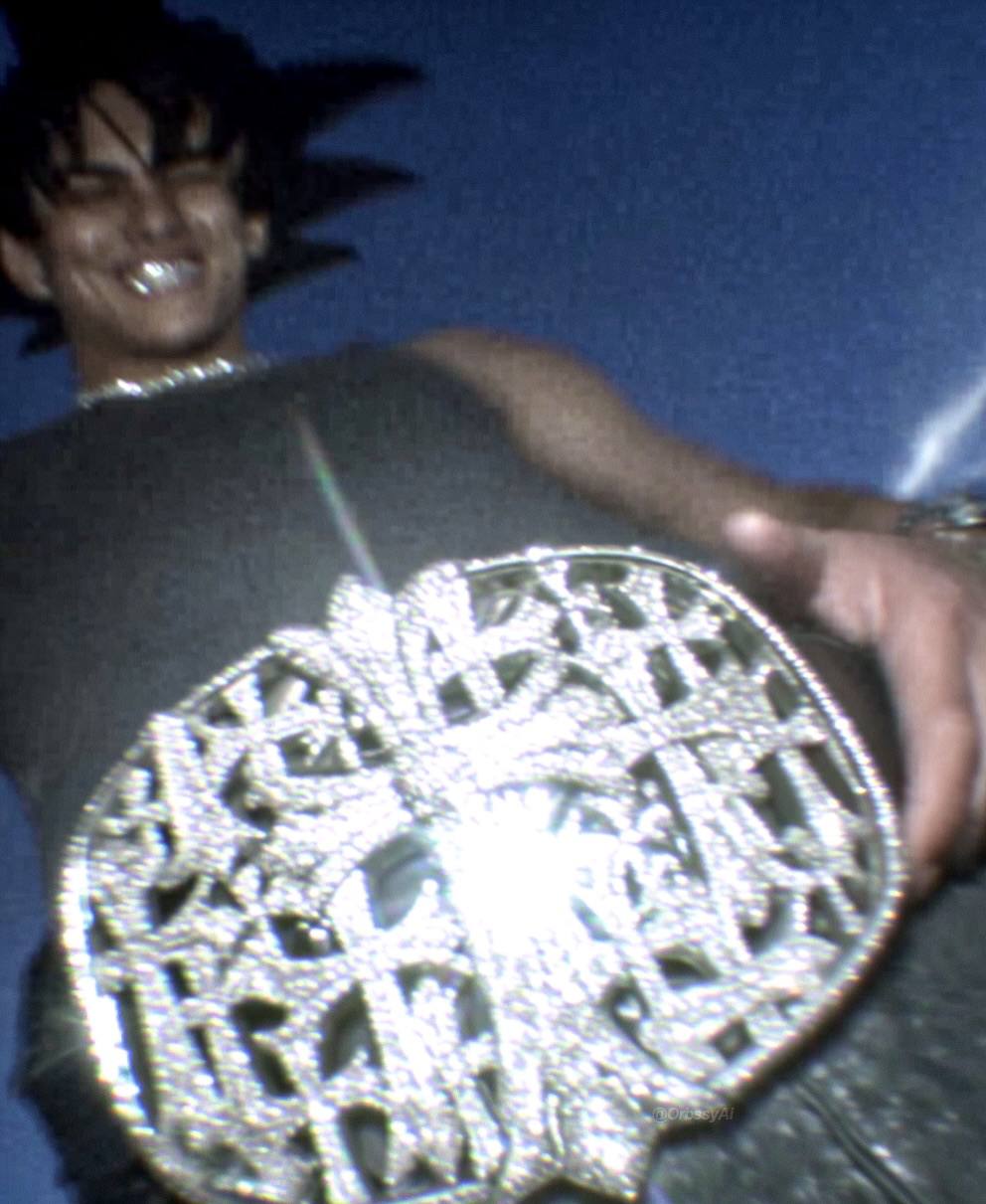 Ornate Diamond Championship Belt