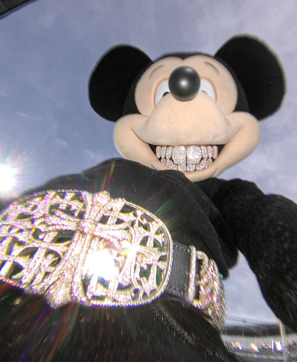 Mickey Mouse Chrome Championship Belt